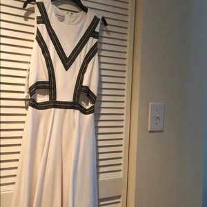 Mini dress with design